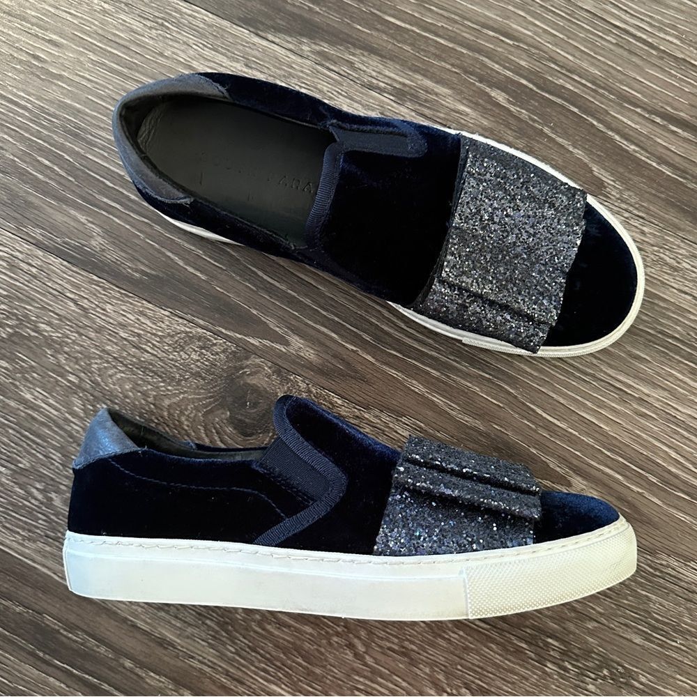 South Parade Velvet Sneakers